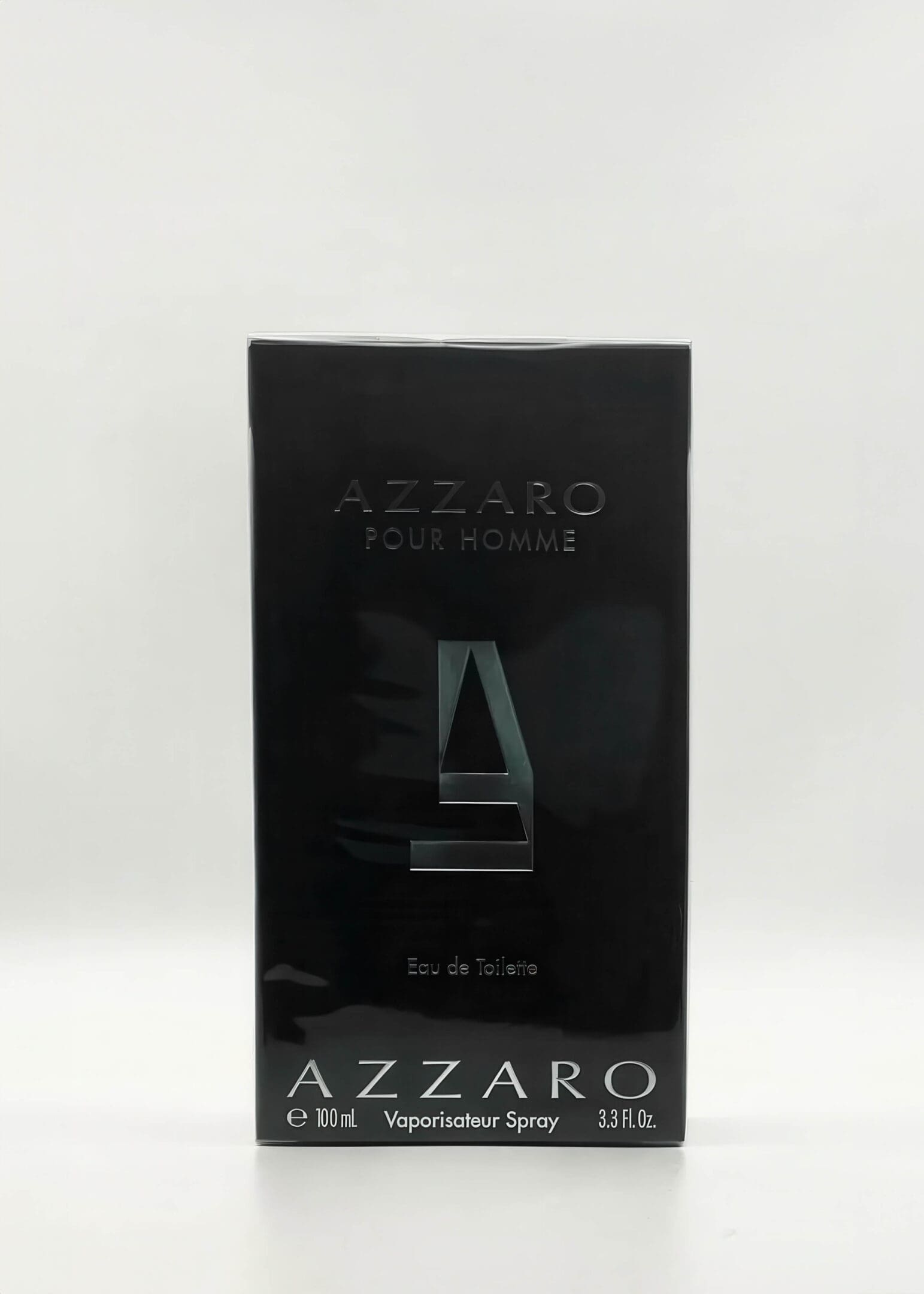 A black box with the logo of azzaro.