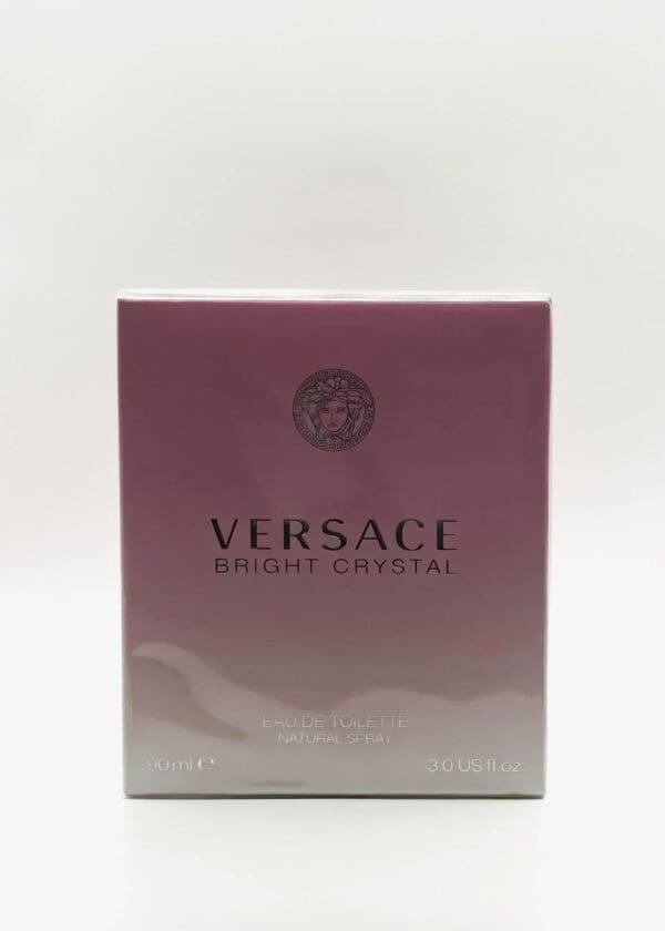 A box of versace bright crystal perfume.