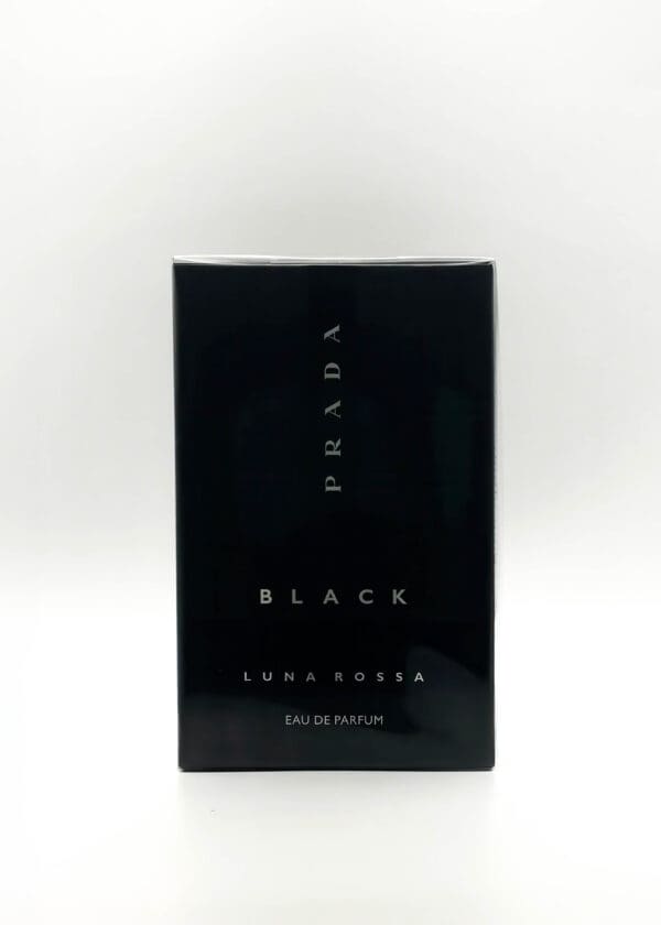 A black box with the word " black " written on it.