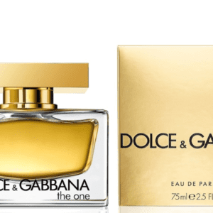 A bottle of dolce & gabbana the one perfume.