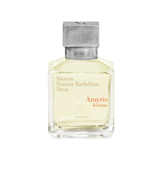 A bottle of perfume with the word " anyyie " on it.
