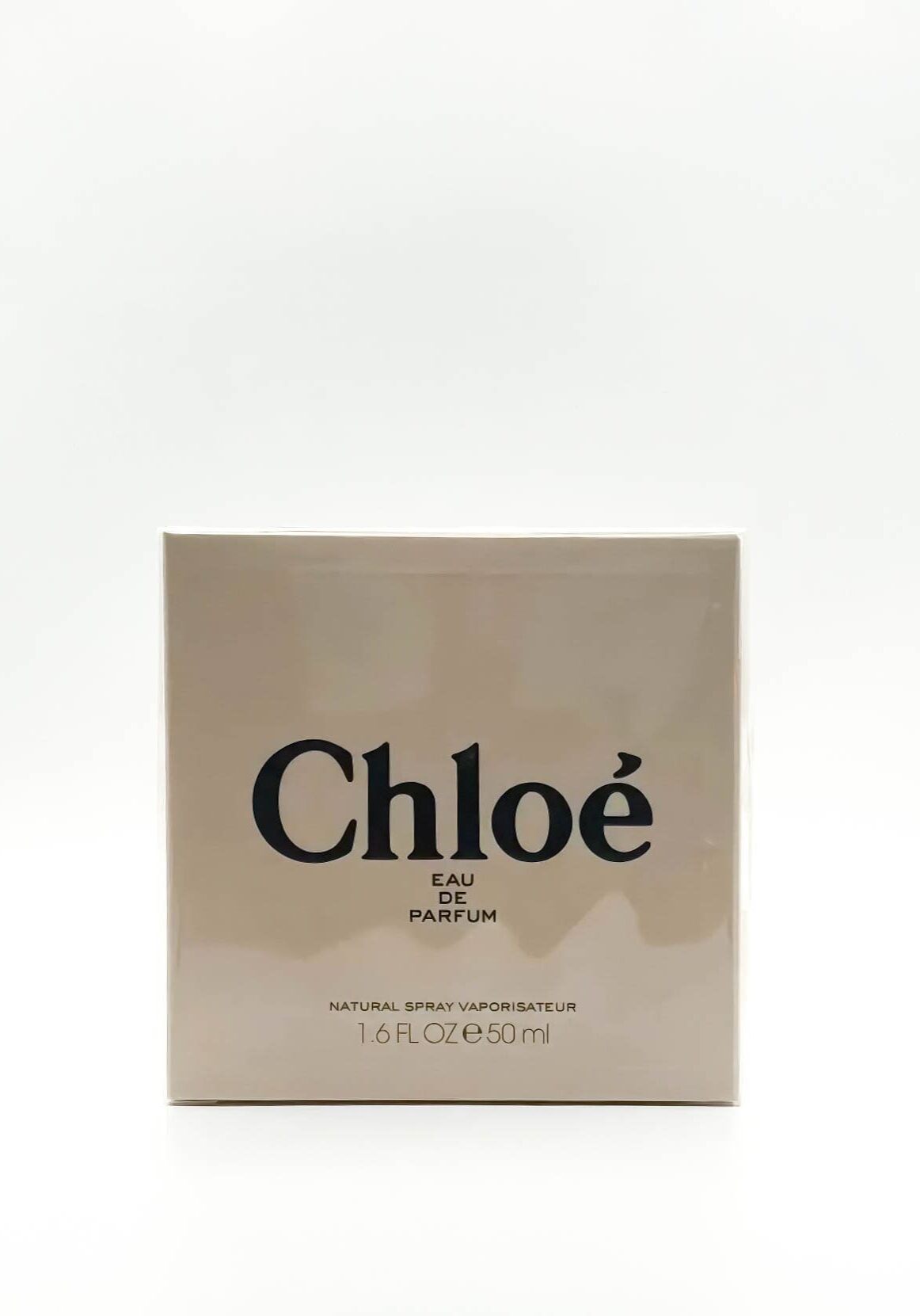 A box of chloe perfume on top of a table.